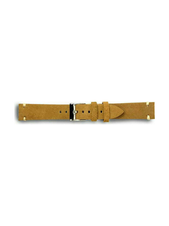 Diloy Straps Δερμάτινο Λουράκι Καφέ 20mm