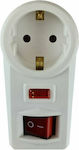 Single Socket with Surge Protection with Switch