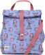 The Lunch Bags Original Junior School Insulated Hand Lunch Bag 5lt Purple 21 x 16 x 19.5cm