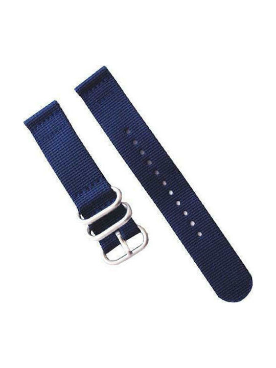 Diloy Straps Riemen aus Stoff Nato Marineblau 22mm Diloy Straps Riemen aus Stoff Nato Marineblau 22mm