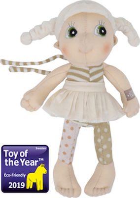 Rubens Barn Organic Mini Lily EcoBuds Cloth Doll 23cm.