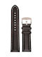 Tzevelion Leather Strap Black 20mm