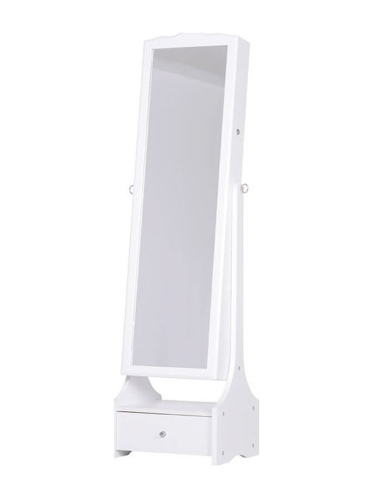 HomCom Καθρέπτης Δαπέδου με Ξύλινο Πλαίσιο 45x36x150εκ.