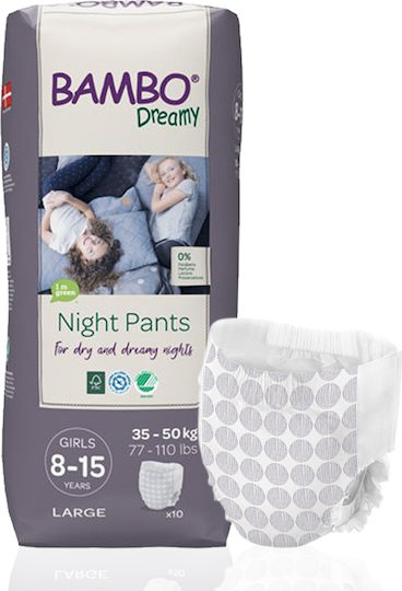 Bambo Nature Diaper Pants Bambo Dreamy Girls for 35-50kg 60pcs