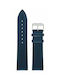 Tzevelion ART 660 Leather Strap Blue 22mm