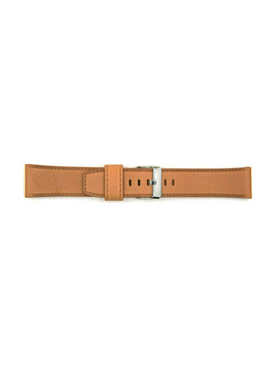 Tzevelion Leather Strap Beige 22mm