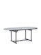 Tisch Ausziehbar Gray 150x100x74cm