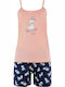 Women's baby doll with stamped ROZ