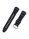 Casio Rubber Strap Black 18mm