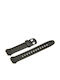 Casio Curea de cauciuc Negru 18mm