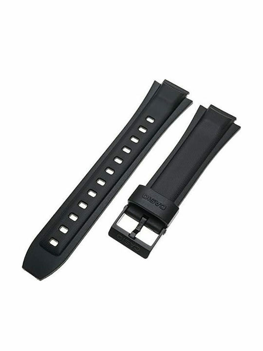 Casio Καουτσούκ Λουράκι Μαύρο 15mm