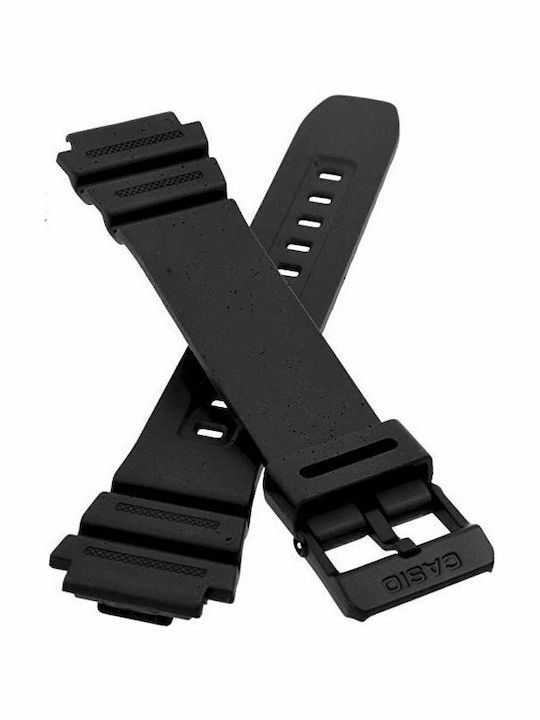 Casio Rubber Strap Black 18mm
