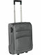 Diplomat Small The London Collection Cabin Fabric Grey Suitcase With 2 Wheels Height 55cm