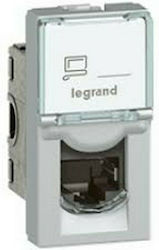 Legrand Mosaic Πρίζα Δικτύου με Πλαίσιο