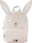 Trixie Mrs. Rabbit Σχολική Τσάντα Πλάτης Νηπιαγωγείου σε Ροζ χρώμα Μ23 x Π12 x Υ31cm
