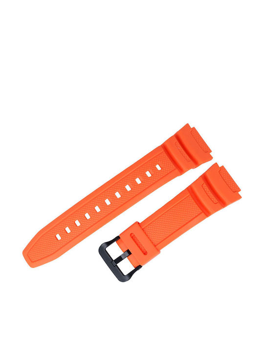 Casio Gummi-Armband Orange 18mm