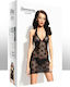 Demoniq Azure Sexy Babydoll Black
