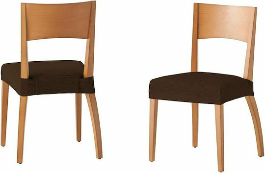 Mc Decor Tunez Elastic Cover for Chair Brown 2pcs MCL.EL.TUNEZ.KK-KAFE