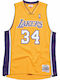 Los Angeles Lakers Home 1999-00 Shaquille O'Neal Ανδρική Φανέλα Εμφάνισης Μπάσκετ
