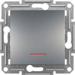 Schneider Electric Asfora Buton Scara Simplu Lu...
