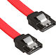 Powertech 7-Pin SATA III male - 7-Pin SATA III male Cable 0.2m Κόκκινο (CAB-W016)