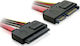 DeLock 22-Pin SATA III to 22-Pin SATA III Cable 0.2m Multicolour (84362)