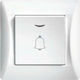 Lineme Complete Wall Push Bell Button with Fram...
