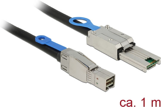 DeLock SAS - Mini-SAS Kabel 100cm Schwarz (83734)