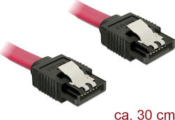 DeLock 7-пинов SATA III - 7-пинов SATA III Кабел 30см Червен (82676) DeLock 7-пинов SATA III - 7-пинов SATA III Кабел 30см Червен (82676)