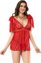 Moongirl 1005 Set Sexy Babydoll Red