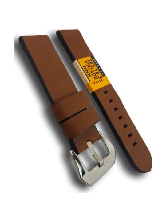 Diloy Straps Leather Strap Tabac Brown 18mm