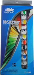 Set of Watercolours Multicolored 12ml 12pcs 35081