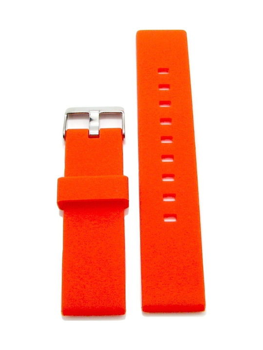 Tzevelion Rubber Strap Orange 22mm
