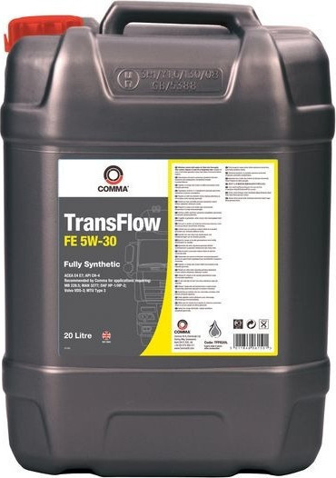 Comma Oil Λάδι Αυτοκινήτου TransFlow FE 5W-30 FE 20lt | Skroutz.gr image.