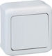 Legrand Forix Complete Wall Push Staircase Button with Frame Gray 782384