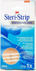3M Sterilizate Plasturi Autoadezivi Steri-Strip Professional Care 10x0.6cm 5buc