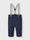 Mayoral Boys Fabric Dungaree Blue