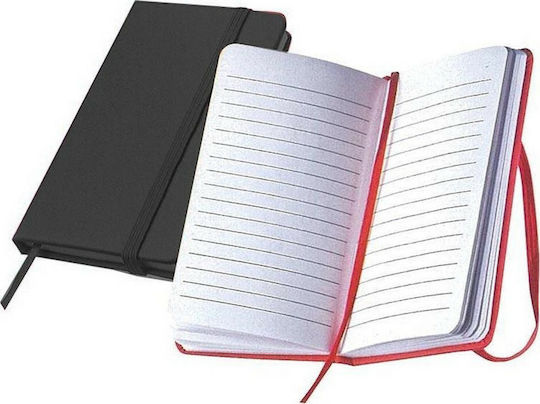 Next Notebook 80 Sheets A6 Ruled with Elastic Black