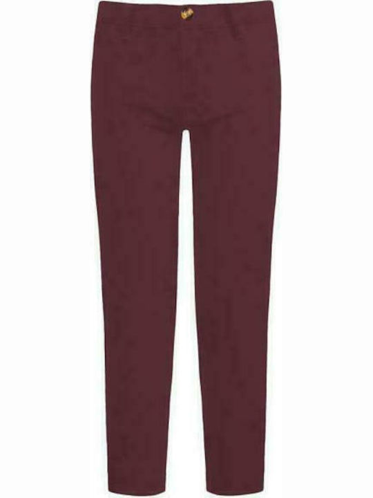 Energiers Pantaloni copii din material textil Burgundy