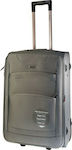 Diplomat ZC6019 Medium Travel Suitcase Fabric Gray with 2 Wheels Height 67cm