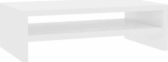 vidaXL Desktop Stand Monitor White (800222)