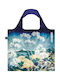 Loqi Hokusai Fuji From Gotenyama Υφασμάτινη Τσάντα για Ψώνια σε Μπλε χρώμα