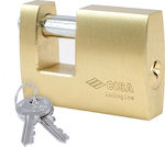 Cisa Steel Padlock Monoblock with Key 50mm 1pcs