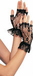 Leg Avenue G1205 Wrist Length Fingerless Gloves Black