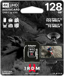 GoodRAM Microcard IRDM microSDXC 128GB Clasa 10 U3 V30 UHS-I cu adaptor