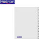 Metron Plastic Dividers for Documents A4 with Holes 20pcs