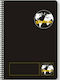Globus Spiral Notebook Ruled A4 3 Subjects Clas...