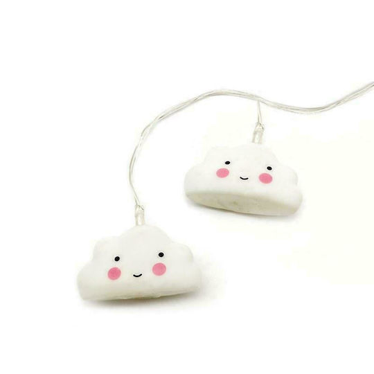 Aca Kinder Lichterkette LED Kunststoff Wolken Aca Kinder Lichterkette LED Kunststoff Wolken