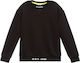 Guess Hanorac pentru copii Negru Sweatshirt Est. 1981