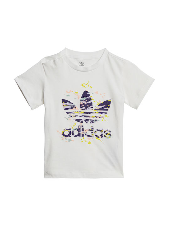 adidas Детска Тениска Бяла ORIGINALS TREFOIL